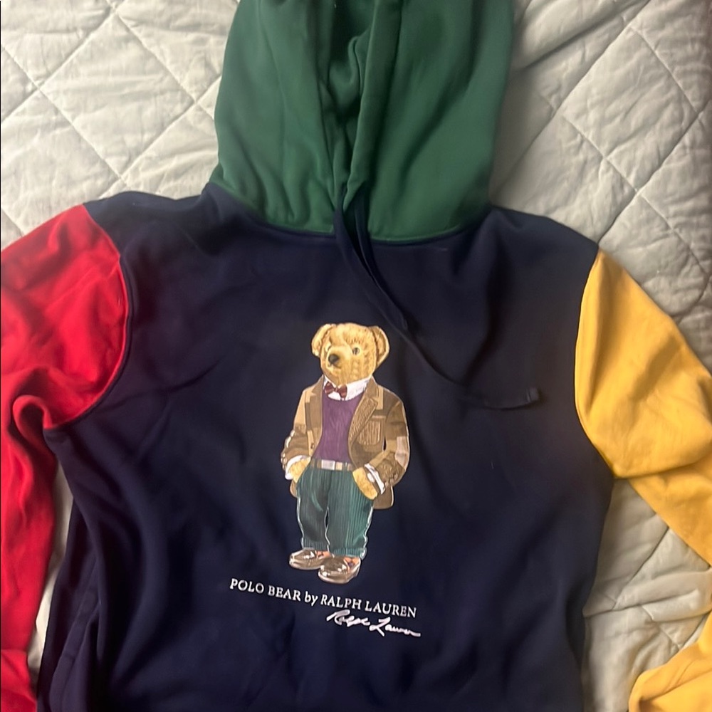 Polo by Ralph Lauren Men's Multicolor Bear Sweater